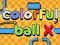 Colorful ball X — free online game