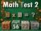 Math Test 2 — permainan dalam talian percuma