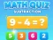 Math Quiz - Subtraction — free online game