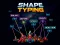 Гульня Shape Typing онлайн