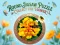 Logħba Round jigsaw Puzzle - Collect the Flower onlajn