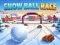 Snow Ball Race — online hra zdarma