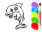 Dolphin Coloring Book — free online game