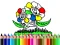 Back to School: Flowers Coloring — free online game