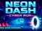 Neon Dash Cyber Run — jogo online grátis
