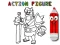 Back To School: Action Figure Coloring — free online game