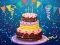 Birthday cake puzzle — free online game