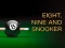 Játék Nine, eight and snooker online
