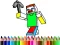 Back to School: Minecraft Coloring — free online game