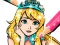 Princess Coloring Book Glitter — free online game