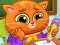 Lovely Virtual Cat At School — free online game