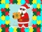Santa Puzzle For Kids — δωρεάν online παιχνίδι