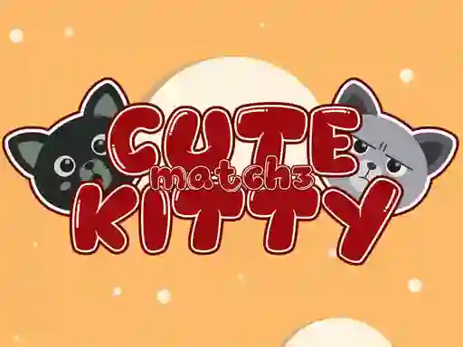 Гульня Cute Kitty Match 3 онлайн