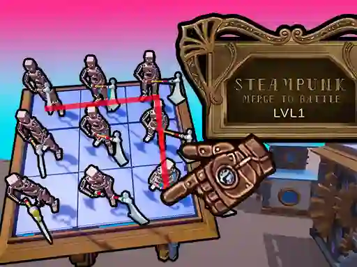 Játék Steampunk Merge To Battle online