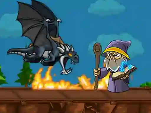 Dragon vs Mage — free online game