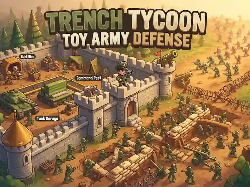 Trench Tycoon Toy Army Defense — jogo online grátis