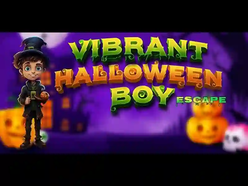 Vibrant Halloween Boy Escape — free online game