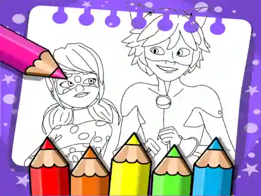 Miraculous Ladybug Coloring Book — free online game