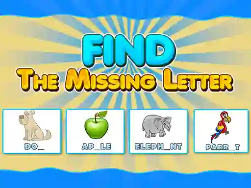 Find The Missing Letter — free online game