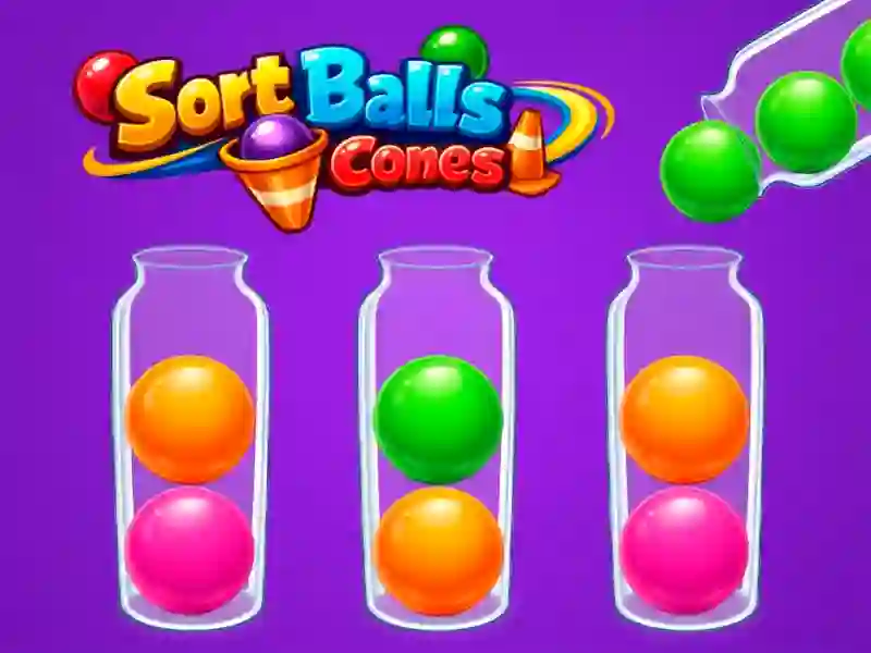 Sort Balls Cones — 免费在线游戏
