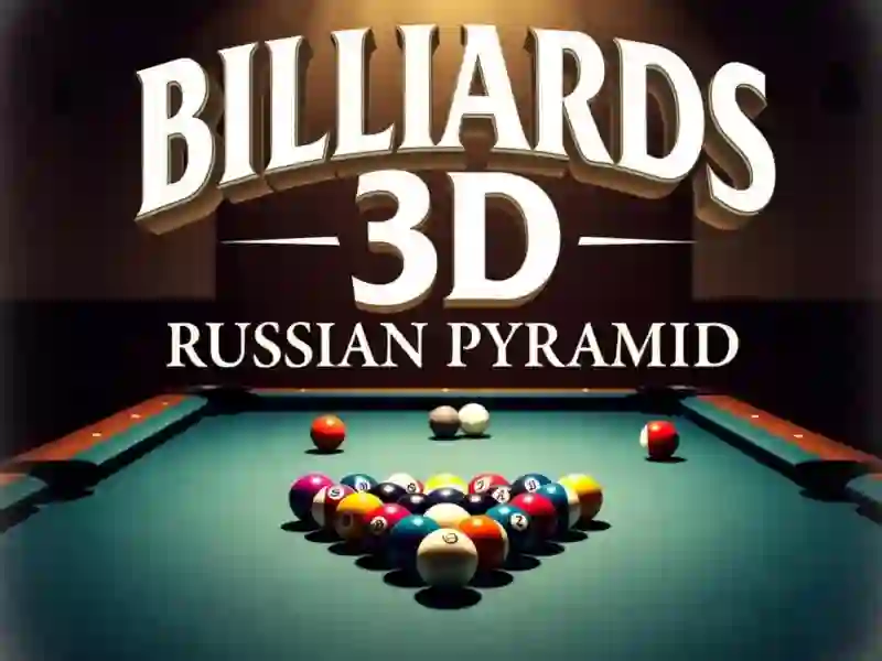 Trò chơi Billiards 3D Russian Pyramid trực tuyến