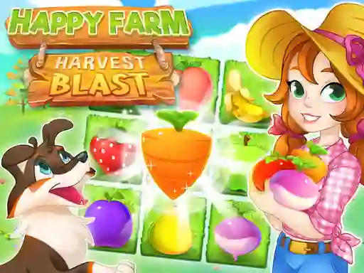 Happy Farm Harvest Blast — free online game