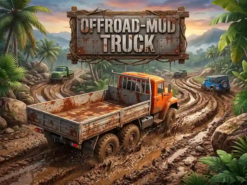 Leikur Offroad-Mud Truck á netinu