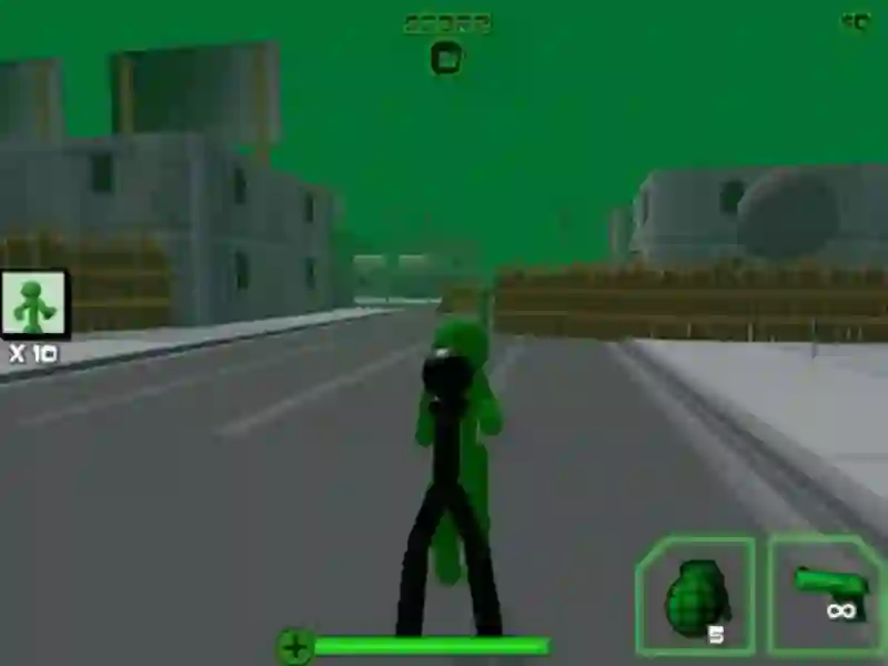 Stickman Zombie Shooting 3D — free online game