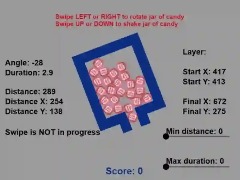 Candy Shake Shake Gravity Puzzle — free online game