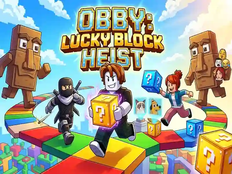 თამაში Obby: Lucky Block Heist ონლაინ
