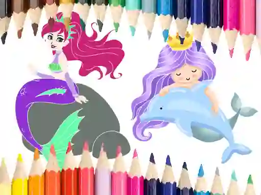 Mermaid Coloring Book — free online game