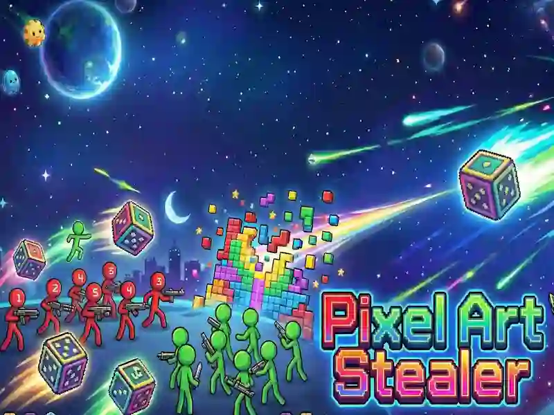 Pixel Art Stealer — jogo online grátis