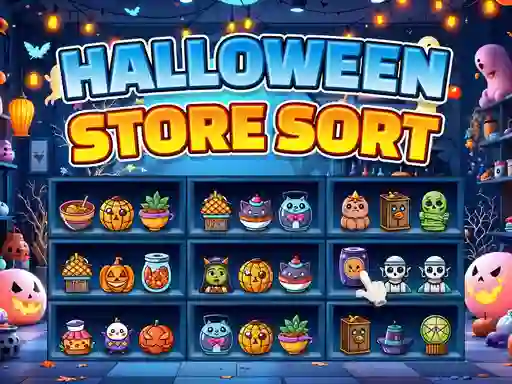 Permainan Halloween Store Sort talian