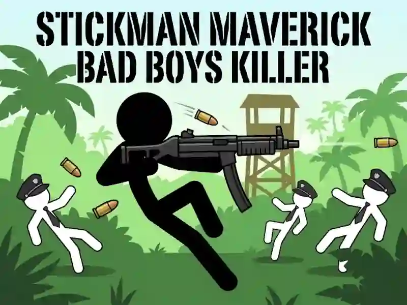 Stickman maverick: bad boys killer — brezplačna spletna igra