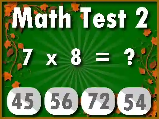 Math Test 2