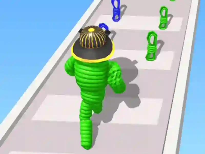 Rope-Man Run 3D — free online game