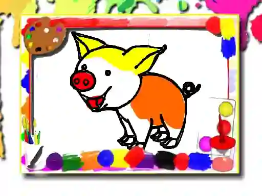 Pigs Coloring Book — free online game