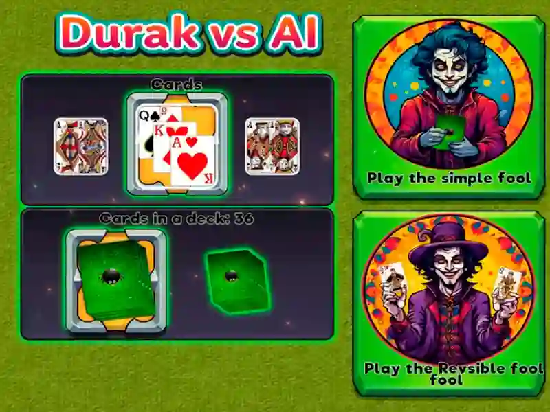 Durak vs AI — jogo online grátis