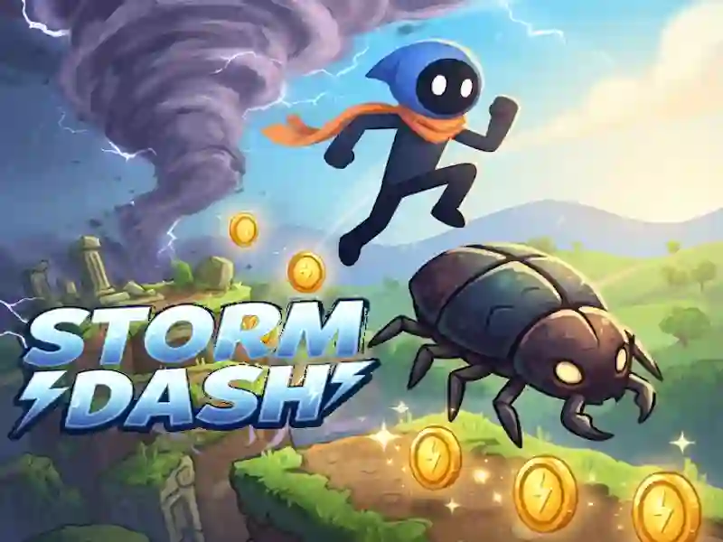 Jwèt Storm Dash sou entènèt