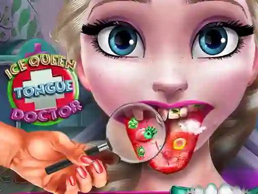 Ice Queen Tongue Doctor — free online game