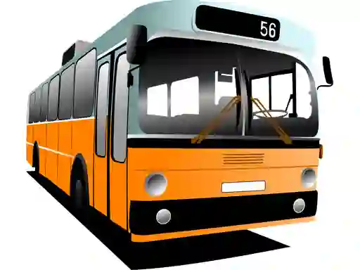 Cartoon Bus Puzzle — free online game