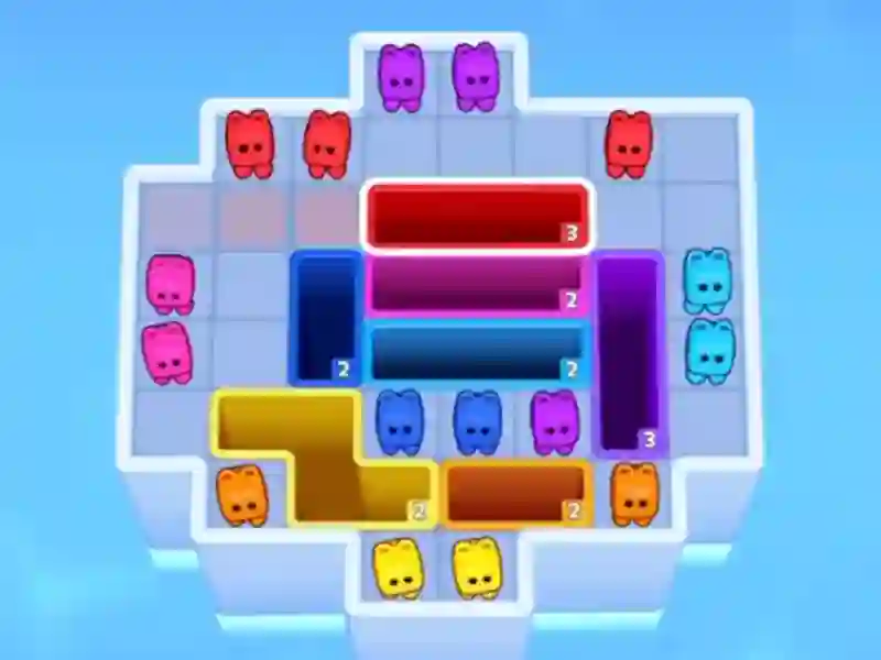 Logħba Cube Drop Puzzle onlajn