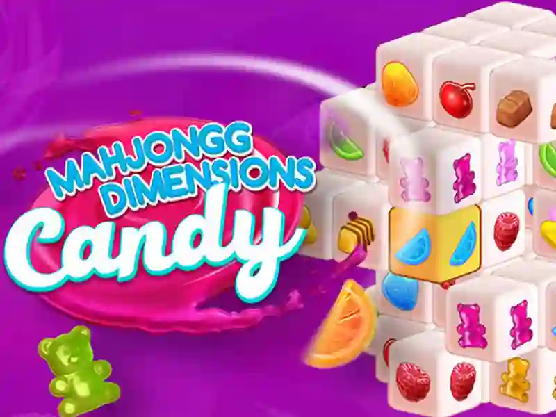 Candy 3D Mahjong — free online game