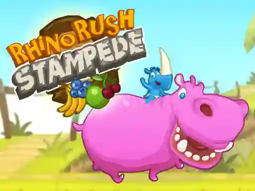 Rhino Rush Stampede — free online game