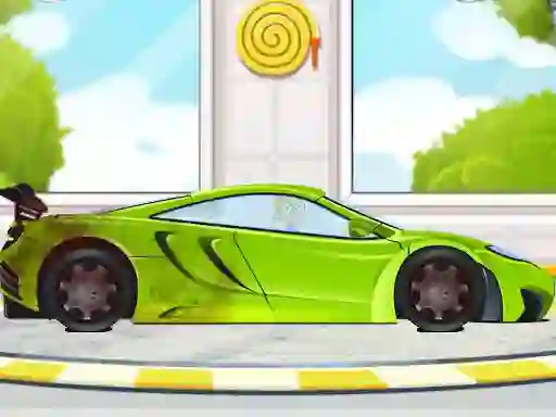 Játék Sports Car Wash 2D online