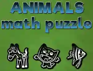 Animals Math Puzzles — free online game