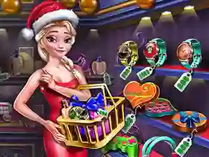 Hra Ice Queen Shopping Xmas Gift online