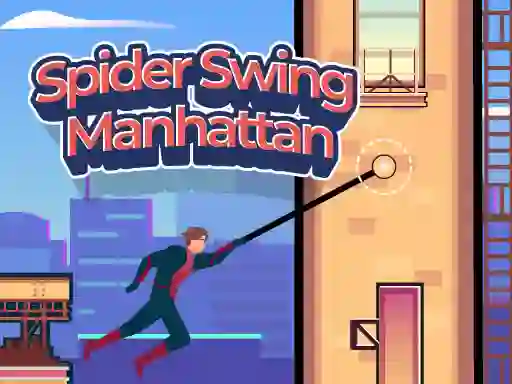 Leikur Spider Swing Manhattan á netinu