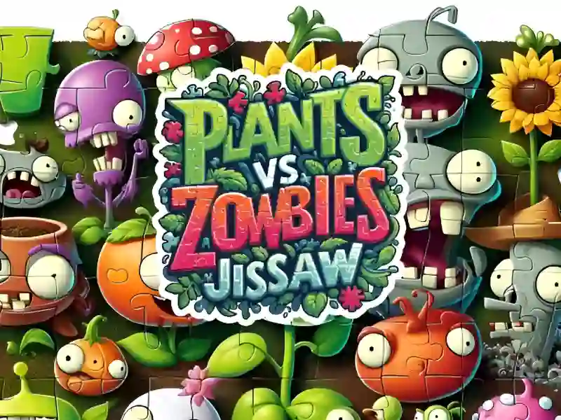Plants vs Zombies Jigsaw — free online game