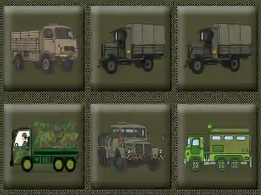 Army Trucks Memory — free online game
